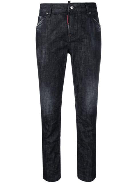 tapered leg denim jeans by DSQUARED2
