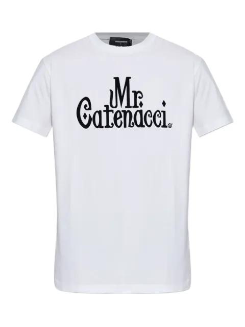 text-print T-shirt by DSQUARED2
