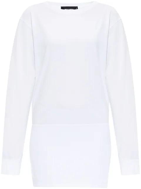 text-print dress by DSQUARED2