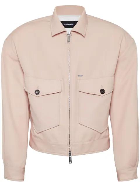 virgin wool bomber jacket by DSQUARED2
