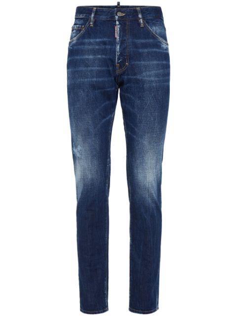 whiskering-effect jeans by DSQUARED2
