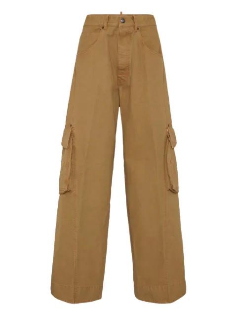 wide-leg cargo trousers by DSQUARED2
