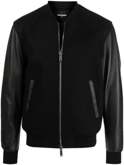 x Ibrahimović hybrid bomber jacket by DSQUARED2