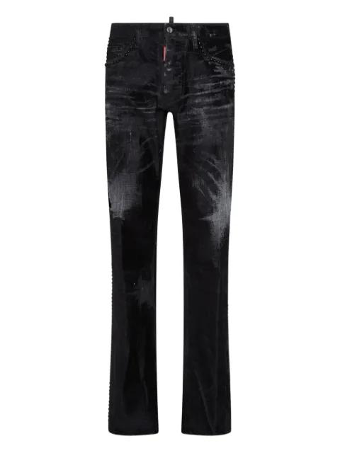x Kiss patch jeans by DSQUARED2