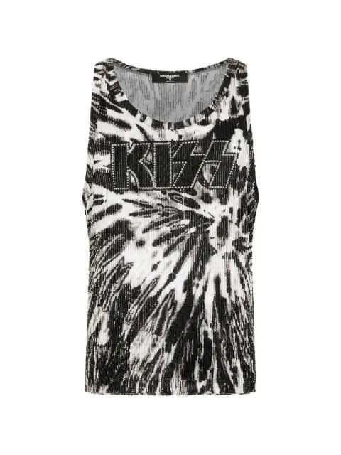 x Kiss tie-dye tank top by DSQUARED2