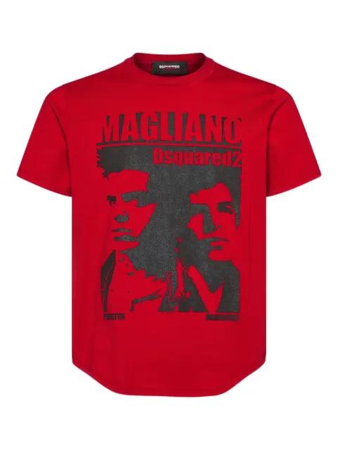 x Magliano graphic-print T-shirt by DSQUARED2
