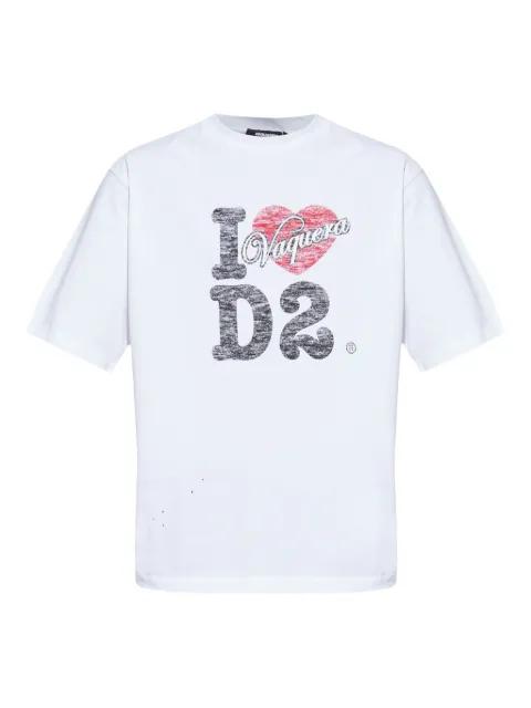 x Vaquera cotton T-shirt by DSQUARED2