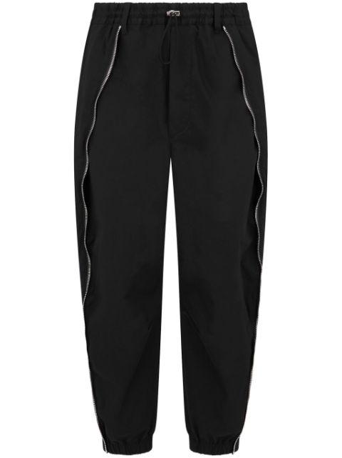 zip-detail track pants by DSQUARED2