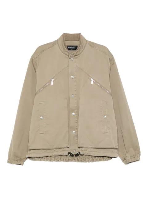 zip-pocket drawstring jacket by DSQUARED2