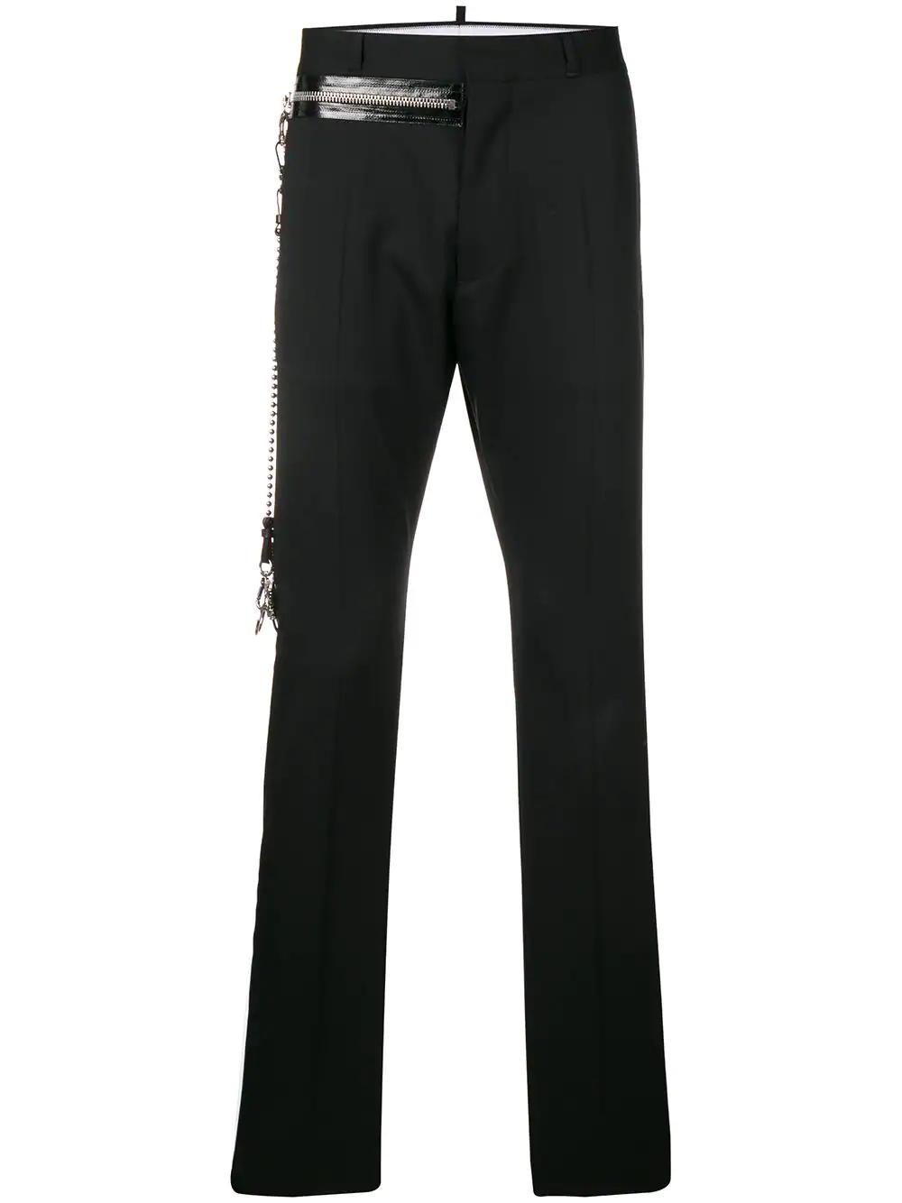 zip tailored trousers by DSQUARED2