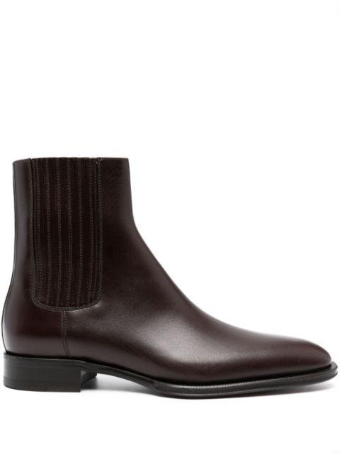 zip-up leather ankle boots by DSQUARED2