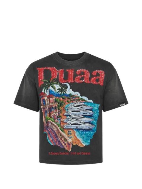 Shoreline rhinestone-embellished T-shirt by DUAA
