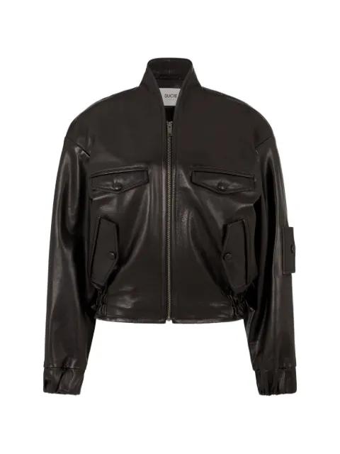 Frankie pebbled leather jacket by DUCIE
