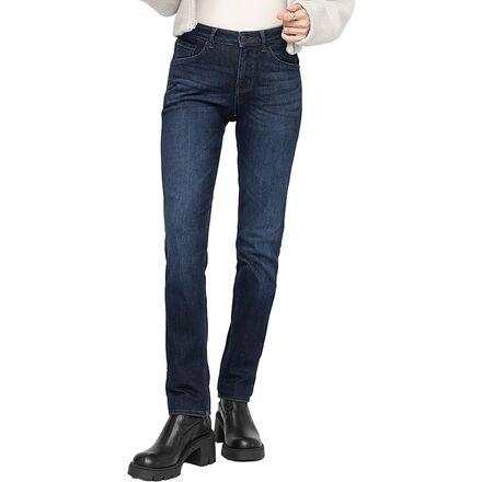 Tech Fleece Denim High Rise Straight Pant by DUER