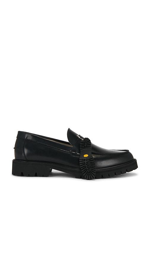 Duke + Dexter Vibram Carrarmato Lug Loafer in Black by DUKE + DEXTER