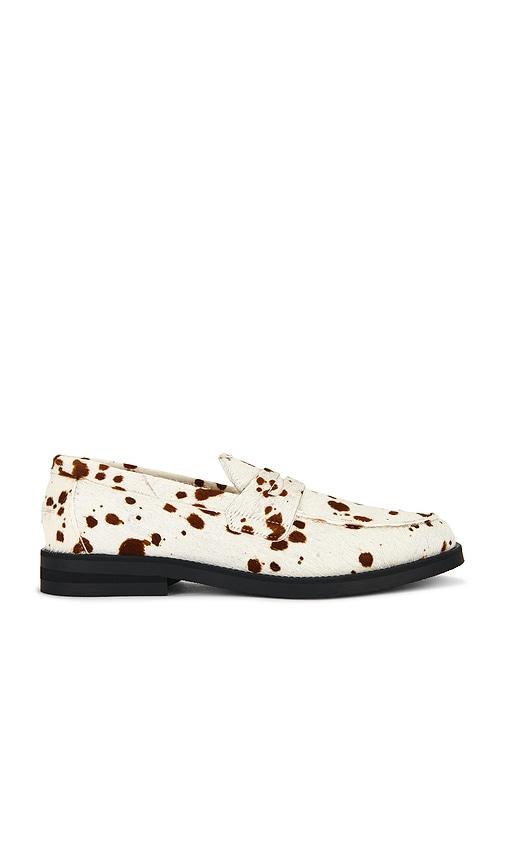 Duke + Dexter Wilde Pony Penny Loafer in White by DUKE + DEXTER