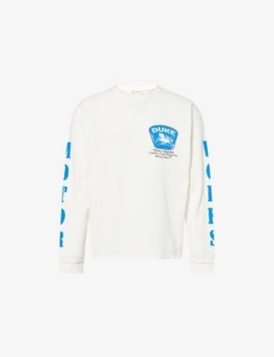 DR Sponsors Vintage Waffle Cotton-Jersey T-Shirt by DUKE&DEXTER