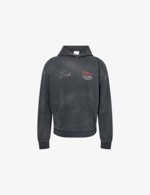 DR1 Helmet Washed Cotton-Jersey Hoodie by DUKE&DEXTER