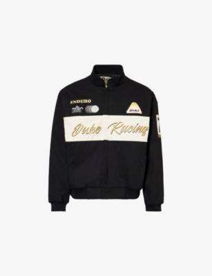 DR1 Racing Embroidered-Logo Cotton Jacket by DUKE&DEXTER