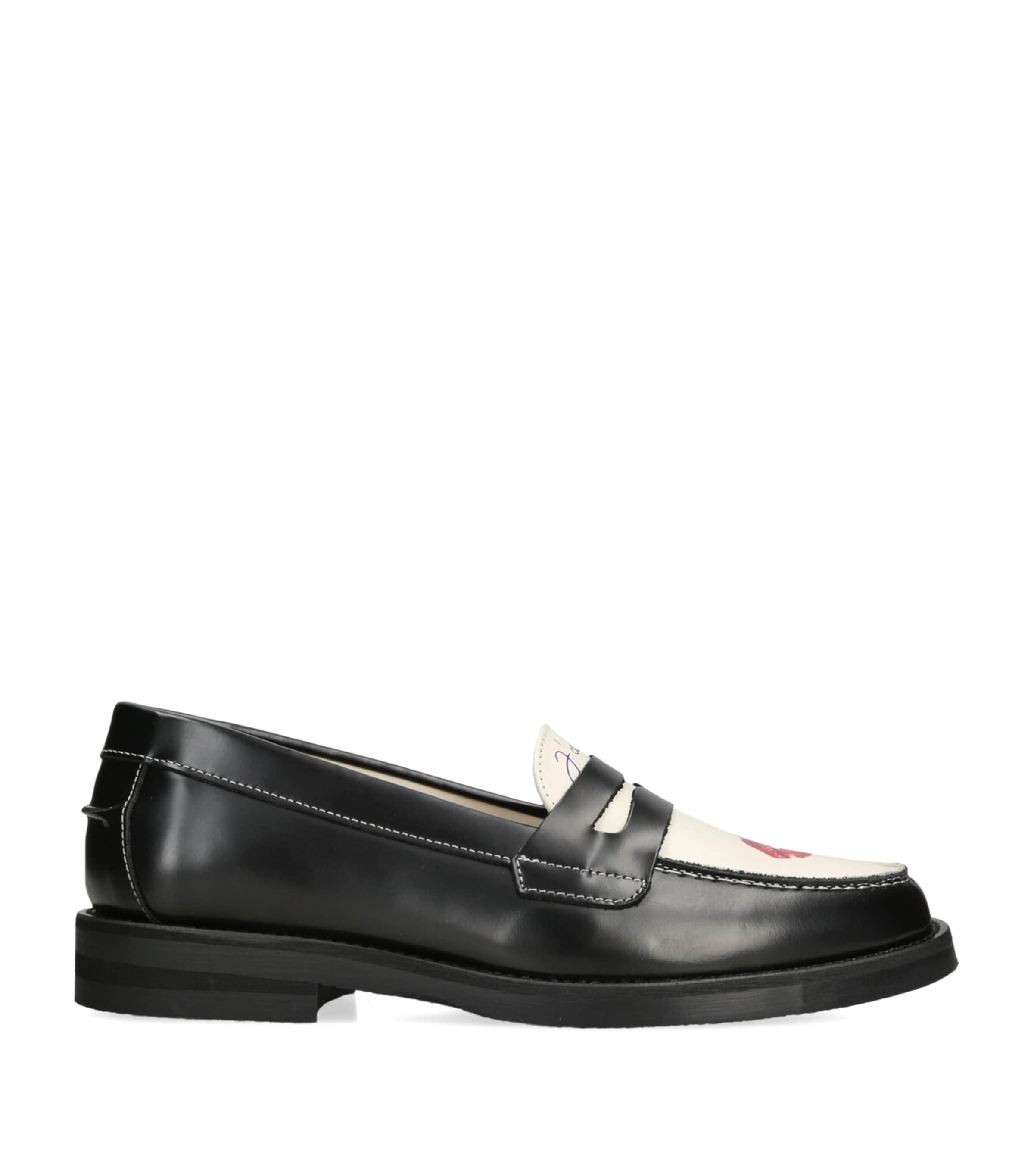 DUKE & DEXTER Leather Kiss Wilde Penny Loafers by DUKE&DEXTER