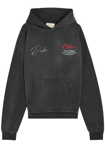 Helmet printed cotton sweatshirt by DUKE&DEXTER