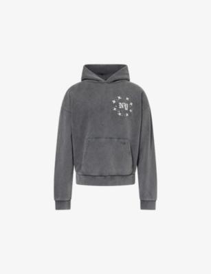 NY Paint Splatter Cotton-Jersey Hoodie by DUKE&DEXTER