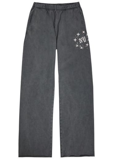 NY Paint Splatter cotton sweatpants by DUKE&DEXTER