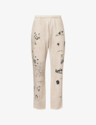 NY Sketch Straight-Leg Cotton-Jersey Jogging Bottoms by DUKE&DEXTER