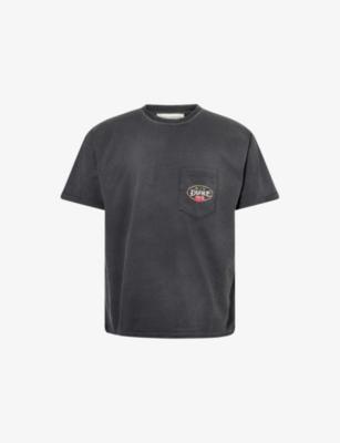 Ranch Cherry Crewneck Cotton-Jersey T-Shirt by DUKE&DEXTER