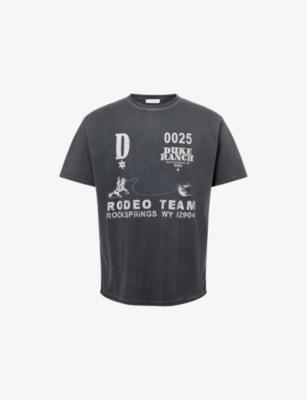 Rodeo Team Crewneck Cotton-Jersey T-Shirt by DUKE&DEXTER