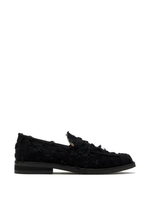 Wilde frayed loafers by DUKE&DEXTER