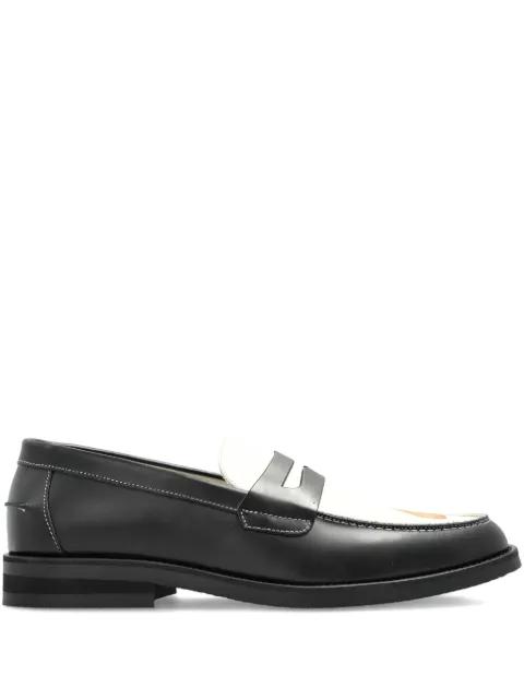 Wilde printed leather loafers by DUKE&DEXTER