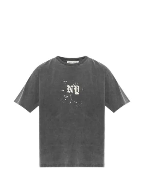 acid-wash graphic-print T-shirt by DUKE&DEXTER