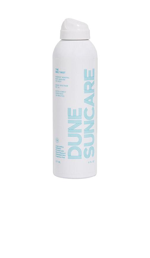 DUNE Suncare The Melt Mist SPF 50 in Fragrance Free by DUNE SUNCARE