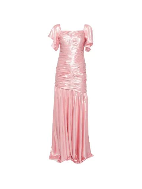 Polita ruched-finish gown by DUNESI