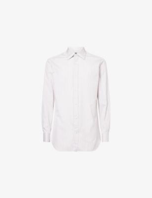 Bengali-Stripe Regular-Fit Cotton and Silk-Blend Shirt by DUNHILL