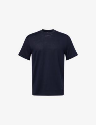 Crew-Neck Short-Sleeve Linen and Cotton-Blend T-Shirt by DUNHILL