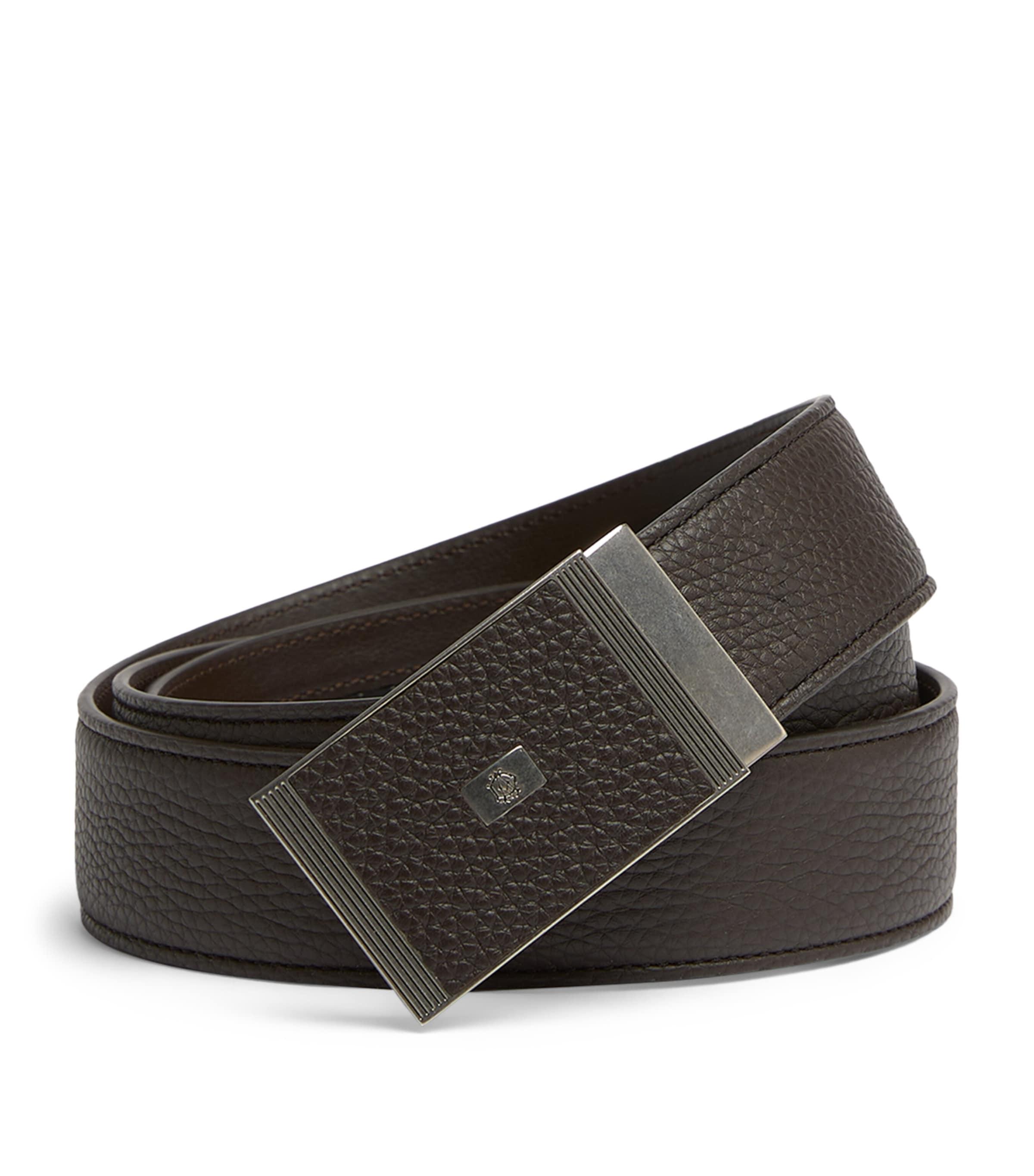 Dunhill Grained Leather Belt by DUNHILL