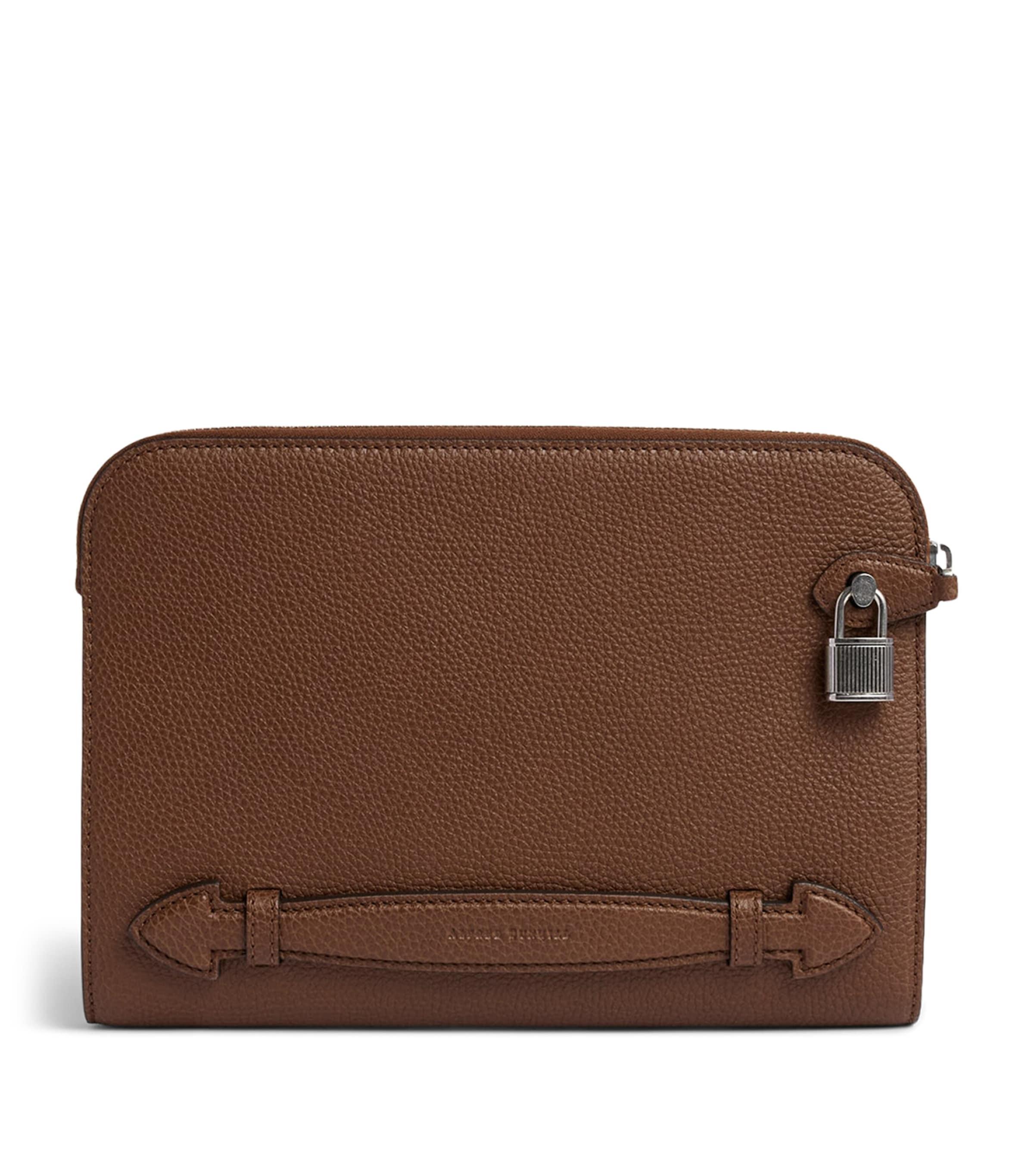 Dunhill Leather Bourdon Folio 27 Cross-Body Bag by DUNHILL