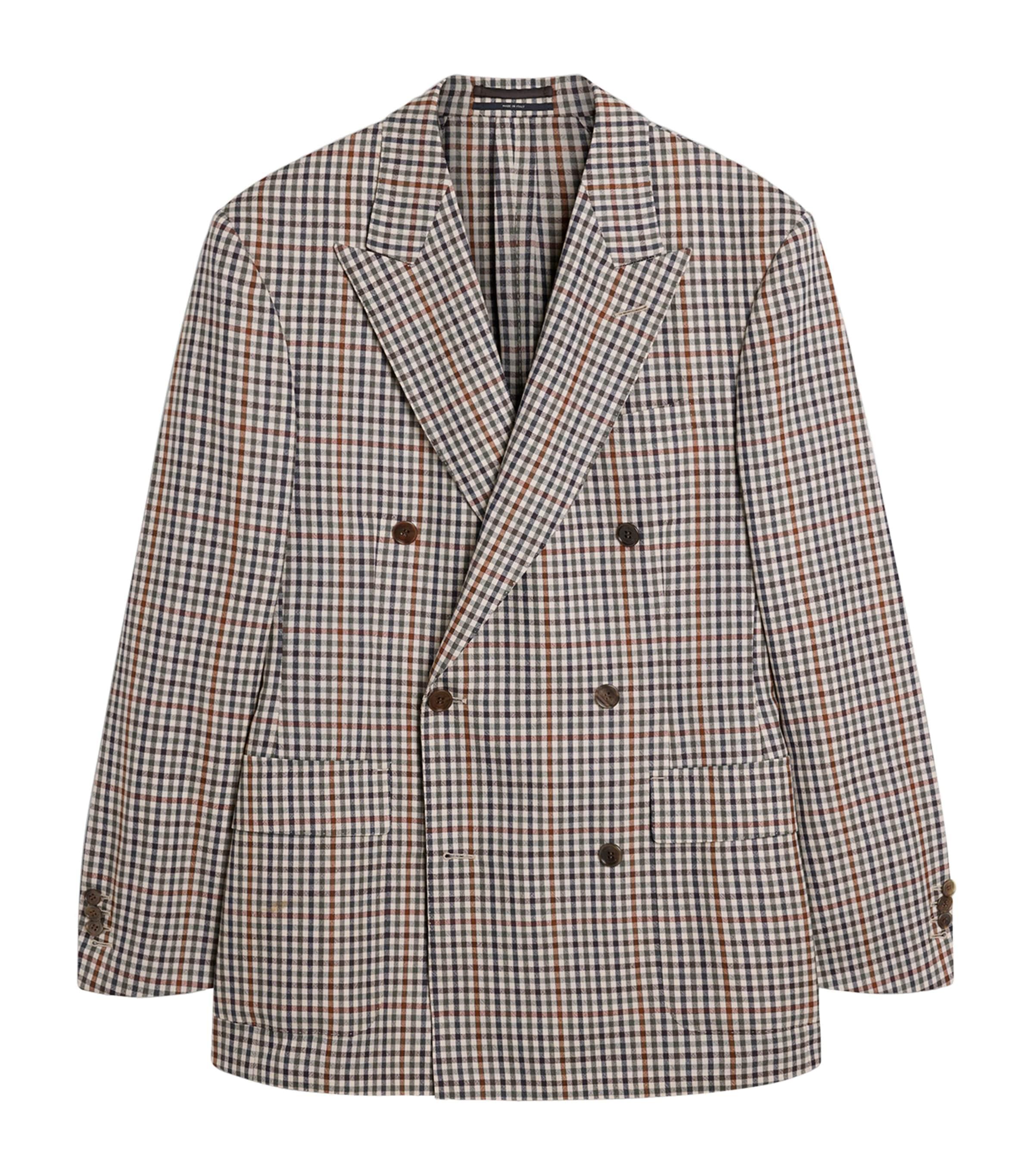 Dunhill Wool Gingham Blazer by DUNHILL