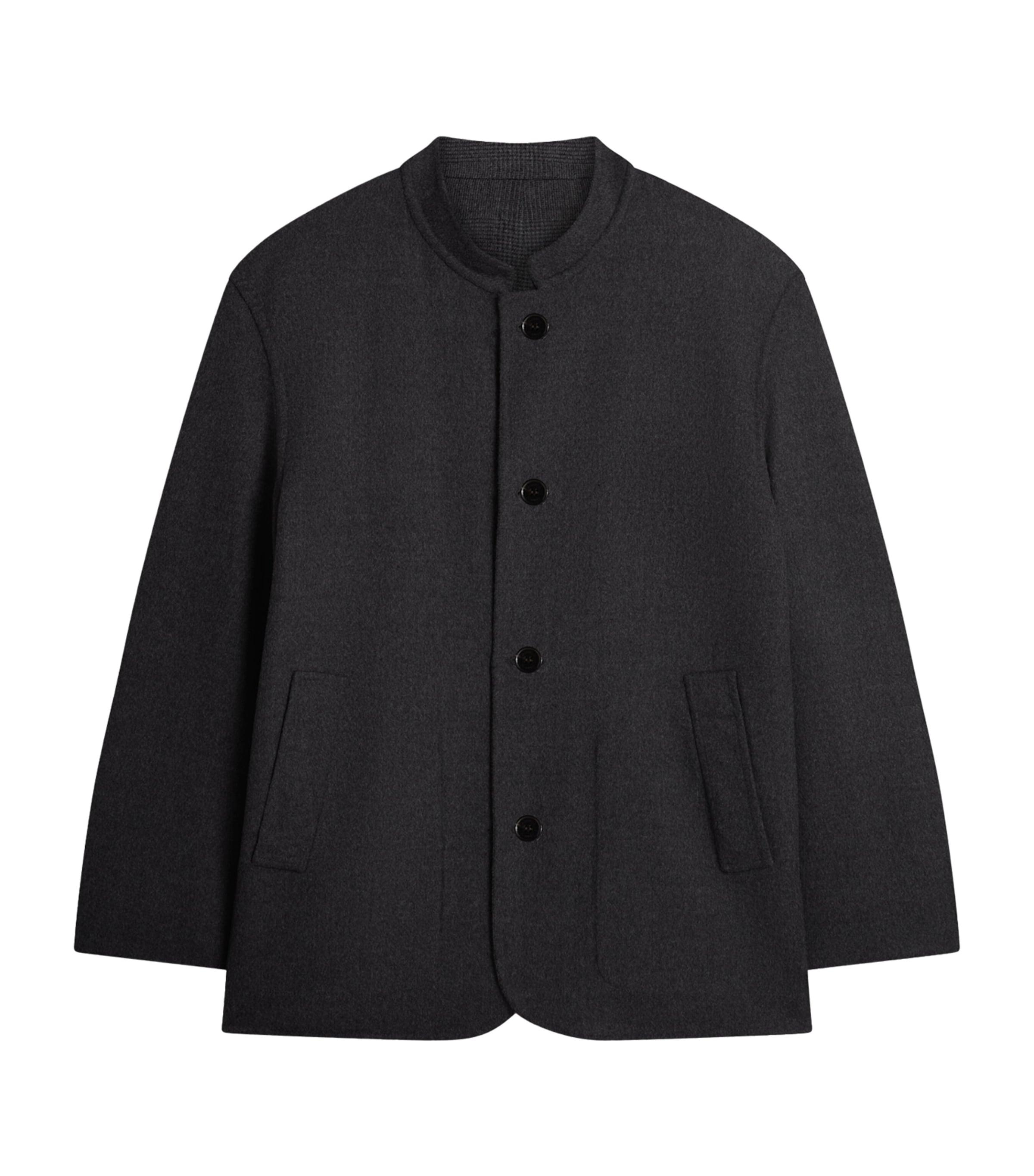 Dunhill Wool Reversible Double-Faced Driving Jacket by DUNHILL
