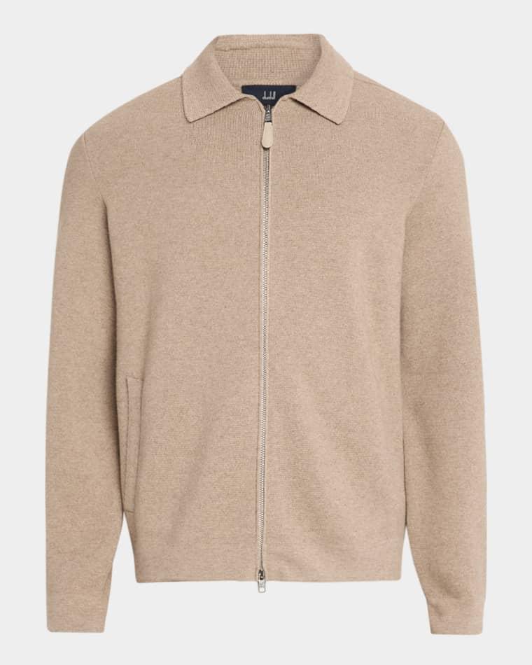 Men's Cotton and Cashmere Full-Zip Blouson by DUNHILL