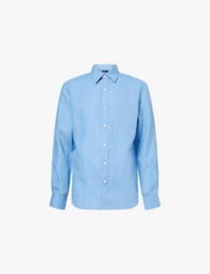 Pointed-Collar Regular-Fit Linen Shirt by DUNHILL