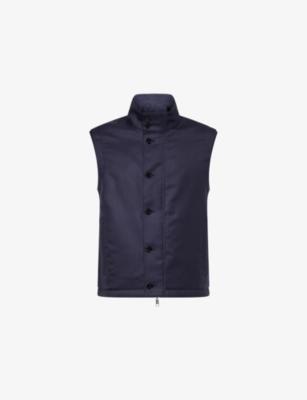 Reversible Sleeveless Cashmere Jacket by DUNHILL