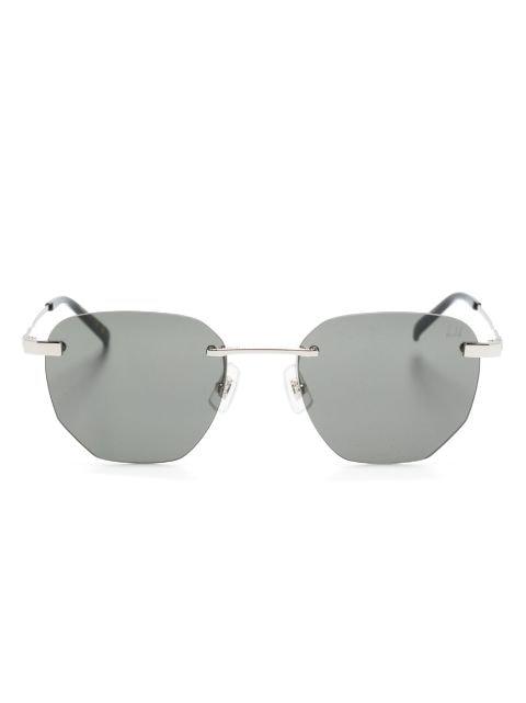 geometric-frame sunglasses by DUNHILL