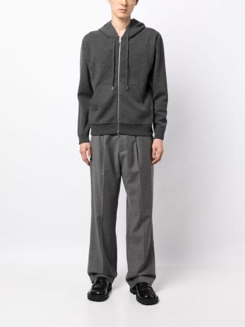 long-sleeves zip-up hoodie by DUNHILL
