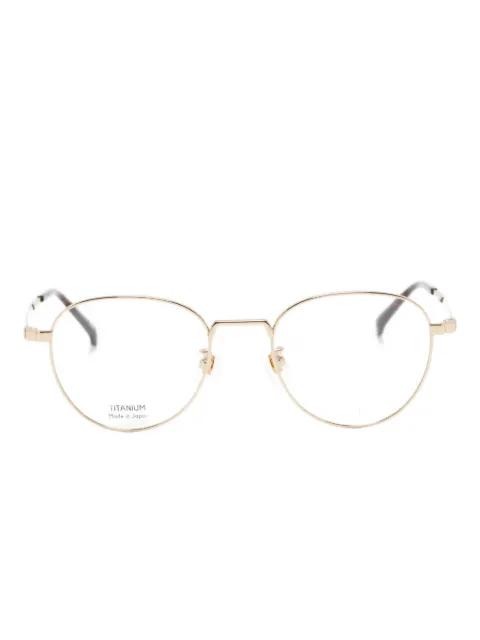 oval-frame glasses by DUNHILL