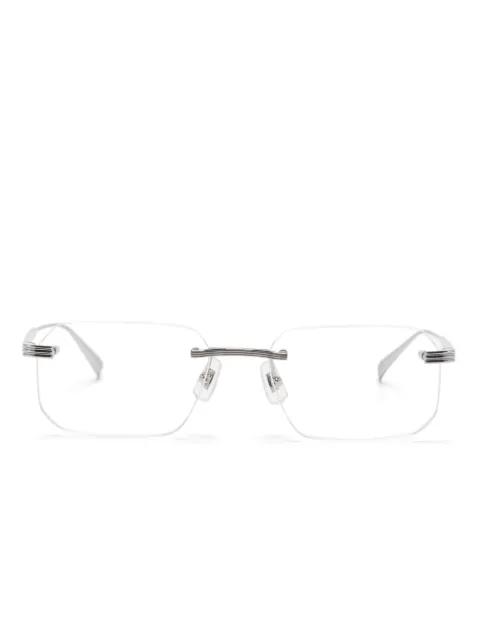 square-frame glasses by DUNHILL