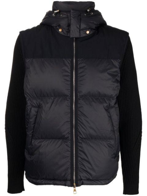 zip-up padded coat by DUNHILL