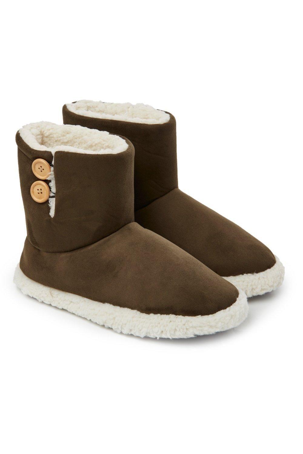 Botton Bootie Slippers by DUNLOP